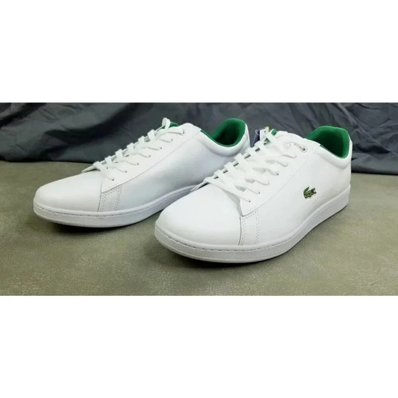 Lacoste Size 13 Men's Hydez 119 ECO Ortholite White Lace Up Fashion SneakerLogo - Picture 3 of 15
